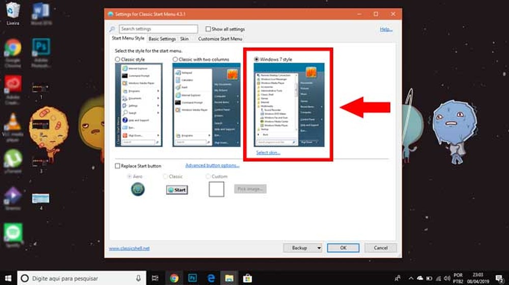 Como deixar a interface do Windows 10 parecida com o Windows 7
