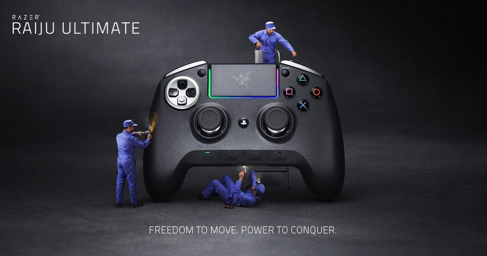 Razer Raiju Ultimate é o controle mais personalizável da lista  — Foto: Reprodução / Razer