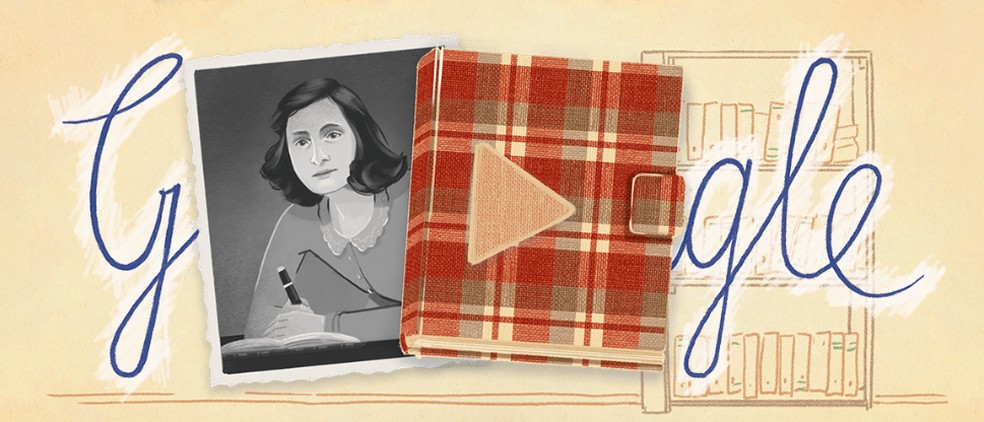 Google homenageia o 75º aniversário da publicação do diário de Anne Frank