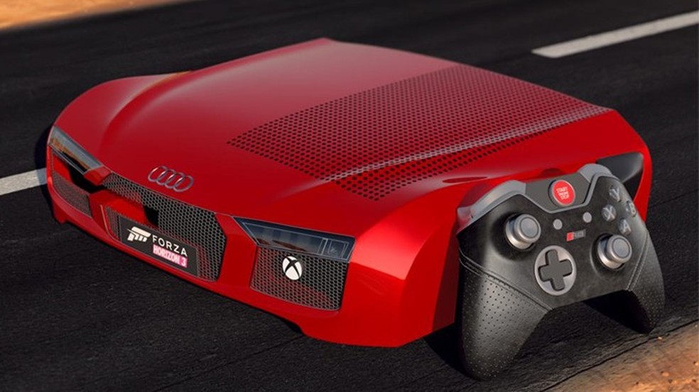 Xbox One S recebe 'visual de carro' em homenagem a Forza Horizon 3
