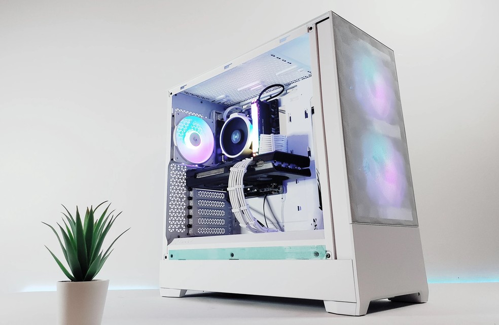 Veja modelos de PC gamer branco para comprar agora — Foto: Divulgação/Jawa
