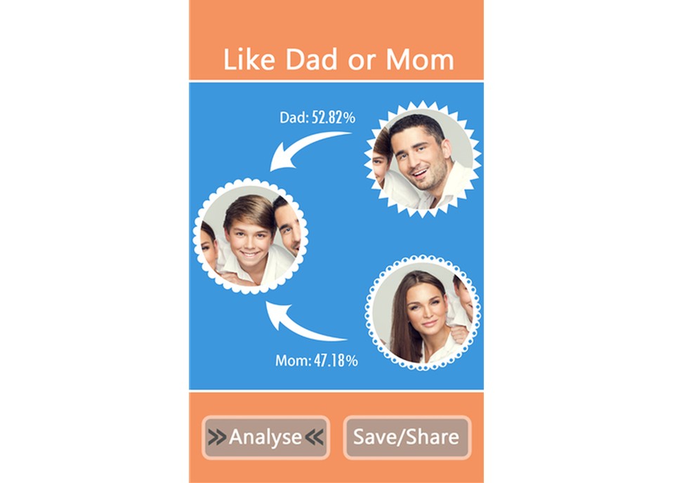 Cinco apps para descobrir se você se parece mais com seu pai ou sua mãe