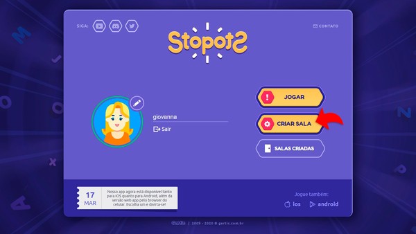 Como jogar Stop (adedonha) online com amigos