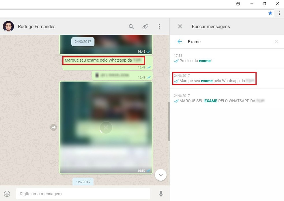 Como encontrar conversas antigas no WhatsApp Web