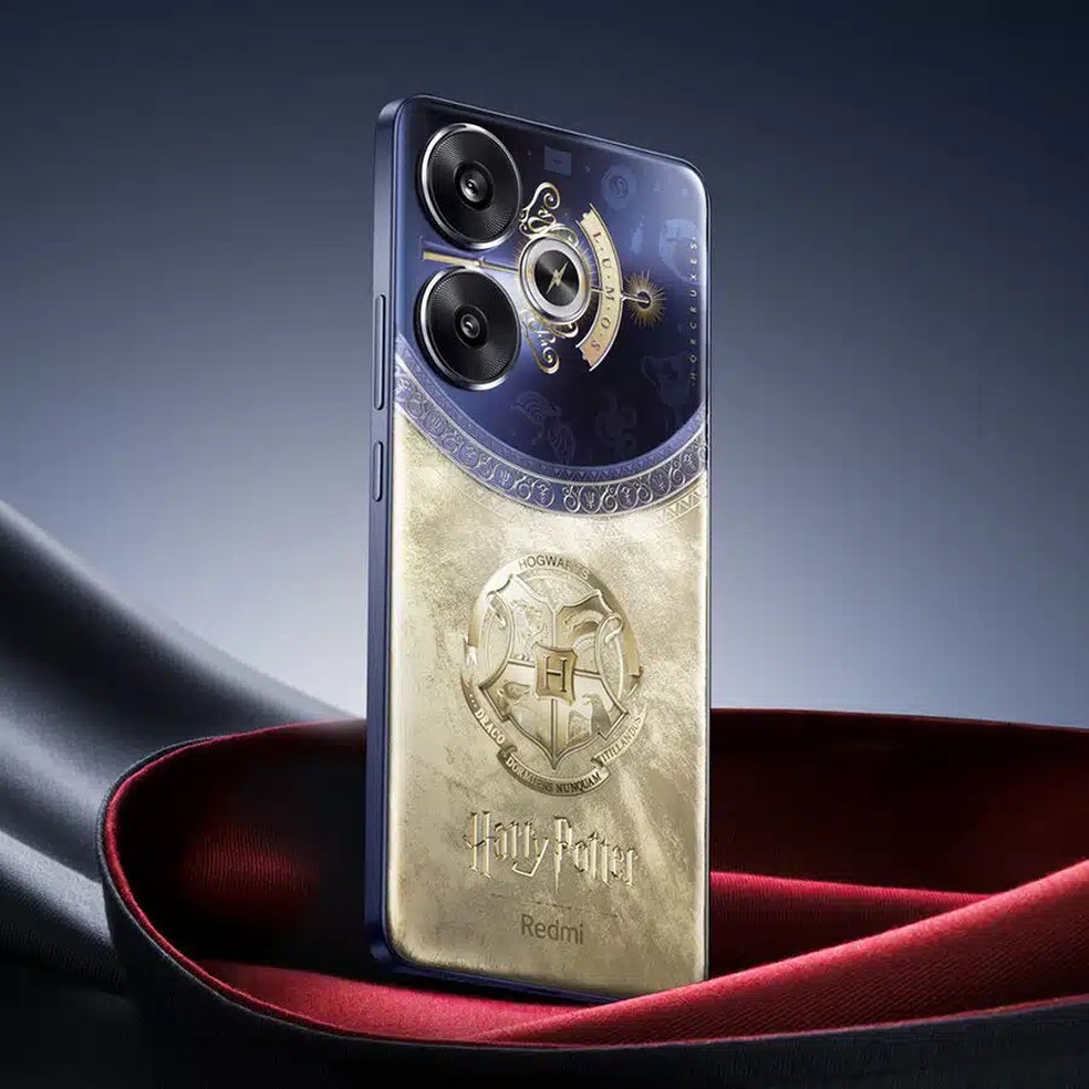 Redmi Turbo 3 Harry Potter Edition é edição especial para fãs do bruxo — Foto: Reprodução/Xiaomi