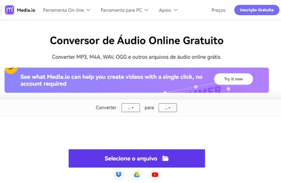 Online Convert – Conversor online para todo tipo de arquivo