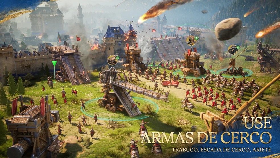 Controle nações históricas em Age of Empires Mobile — Foto: Reprodução/Google Play Store