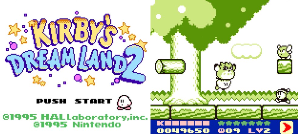 Em Dream Land 2, Kirby conta com o suporte de três animais parceiros — Foto: Reprodução/xRavenXP