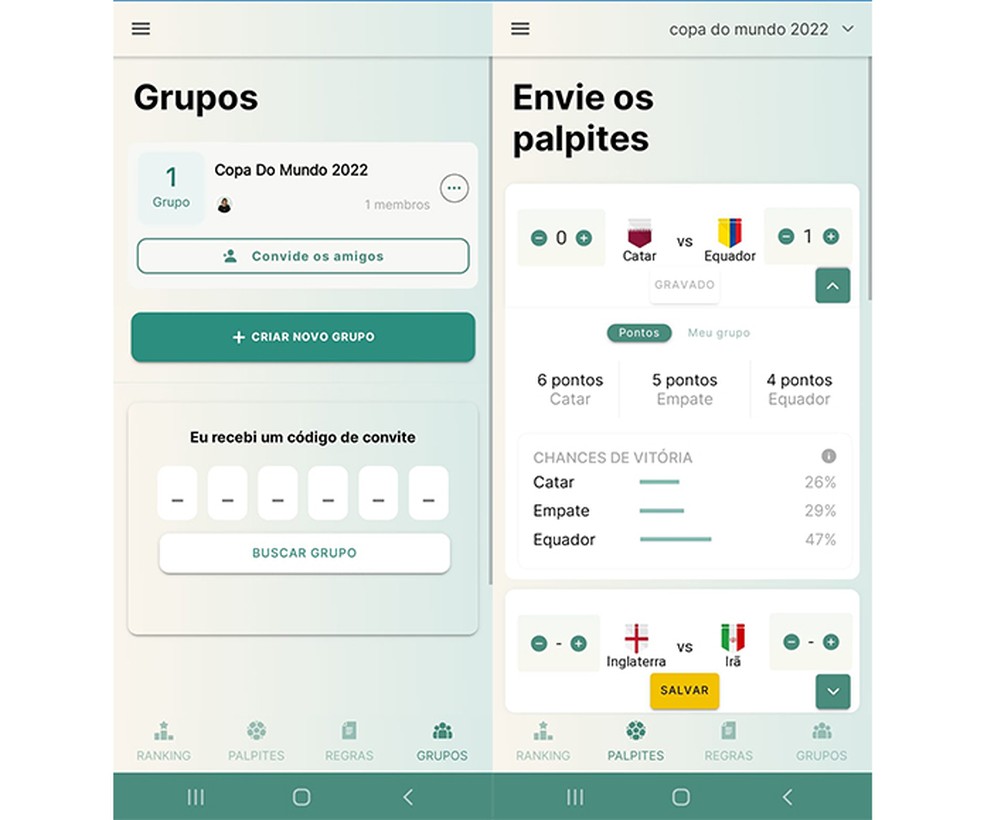 Bolão da Copa 2022: conheça 4 apps gratuitos para fazer suas