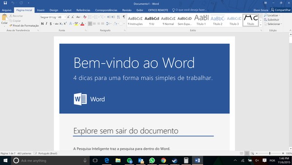Microsoft Word terá ferramenta de sugestões de palavras ao digitar