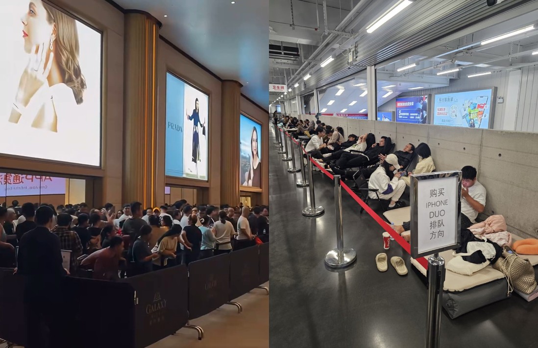 iPhone Duo: consumidores acampam em filas pra confirmar novo dobrável