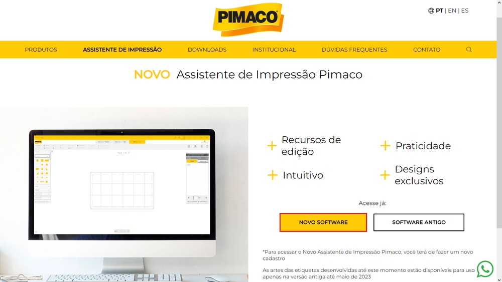 Como criar e imprimir etiquetas Pimaco