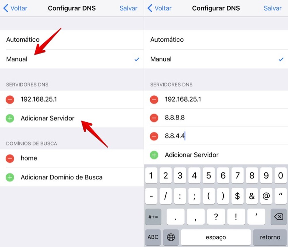 Como usar o DNS do Google no celular