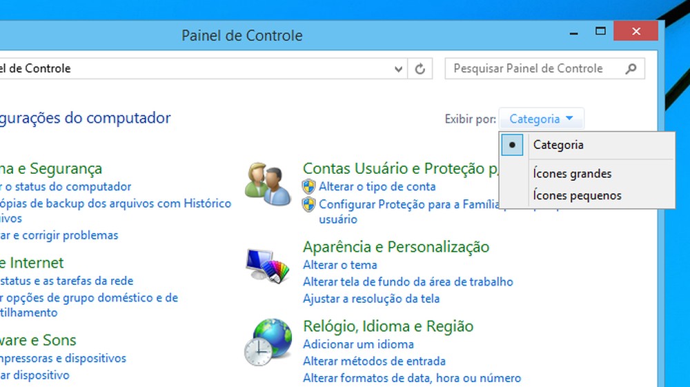 Como exibir todos os ícones do Painel de Controle do Windows