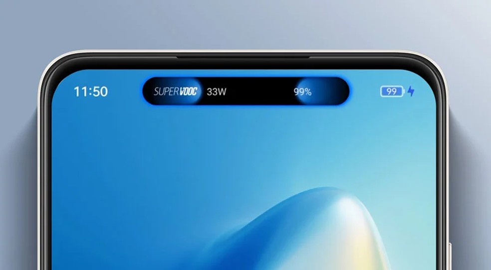 Realme C67: Mini Cápsula continua com recursos limitados — Foto: Divulgação/Realme