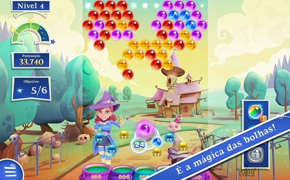Jogos para iOS: Bubble Witch Saga 2, Worms 3 e outros tops da semana