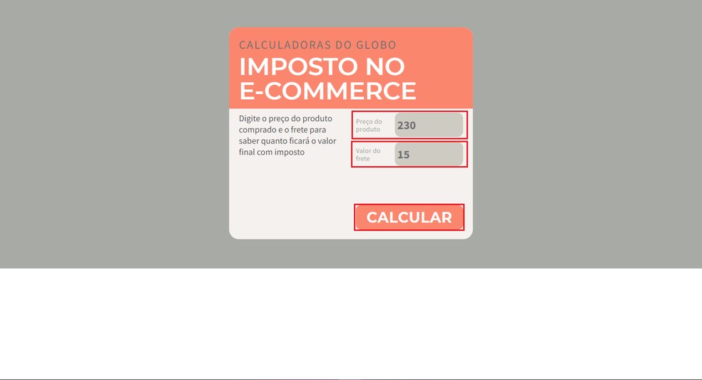 Calculadora do GLOBO mostra quanto será cobrado de imposto nos importados  on-line