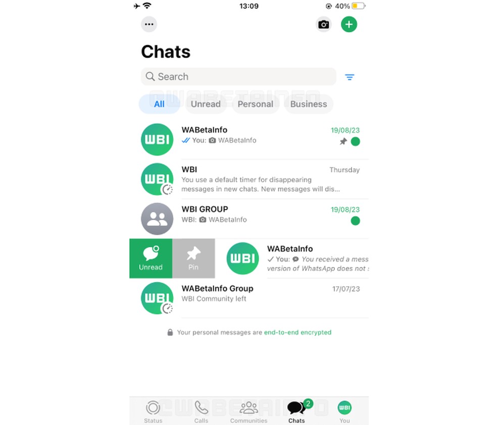 WhatsApp testa nova interface e filtro de chats para iPhone; veja