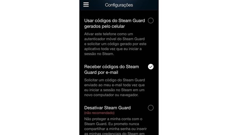 Suporte Steam :: Autenticador móvel do Steam Guard