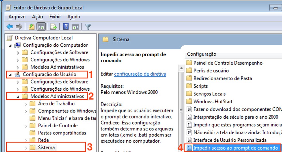 Editando o Prompt de Comando do Windows (cmd) – Terminal de Informação