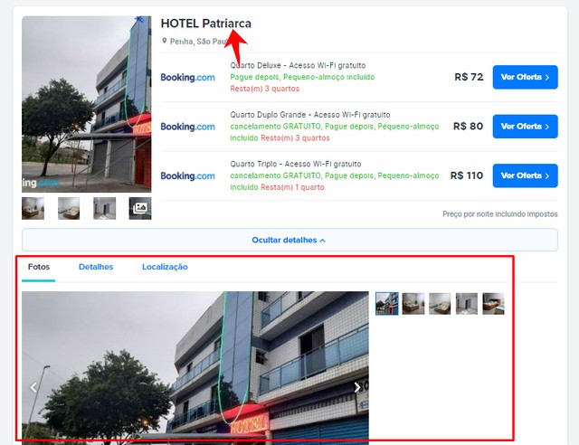 Como encontrar hotel barato pelo site FindHotel