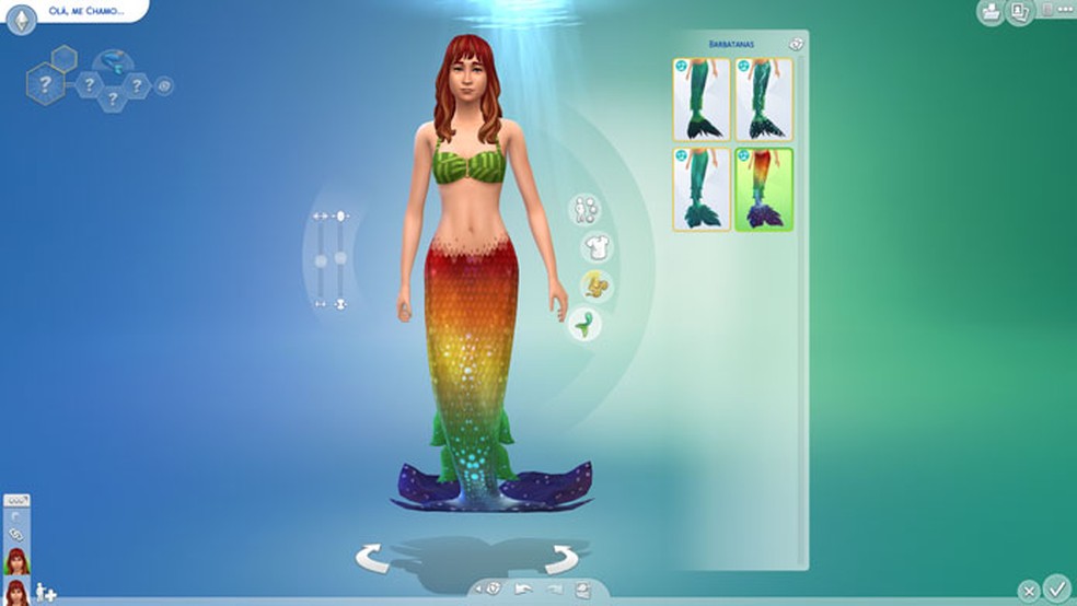 Como transformar um Sim em Sereia no The Sims 4 Ilhas Tropicais