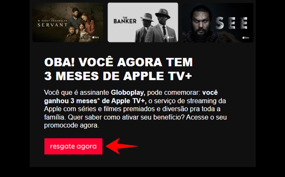 Como assinar o Apple TV+ pelo Globoplay