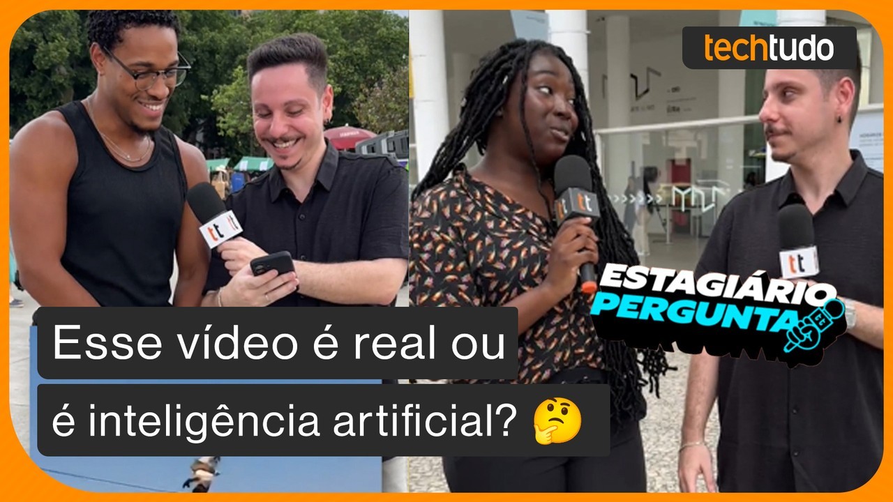 É real ou Inteligência Artificial? Veja reações e surpresas de pessoas na rua