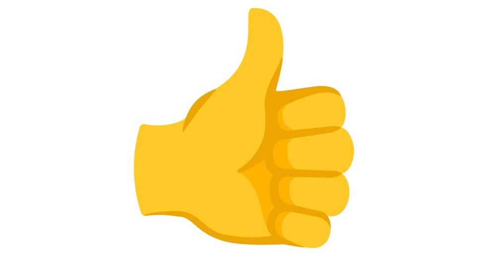 Emoji de polegar para cima agora pode transmitir indiferença nas redes sociais — Foto: Reprodução/Emojiterra