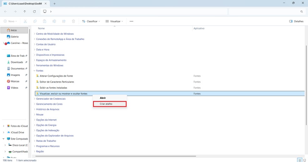  Reprodução/Caroline Silvestre