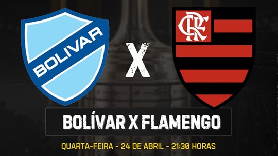 Bolívar x Flamengo ao vivo: veja horário e onde assistir à Libertadores 