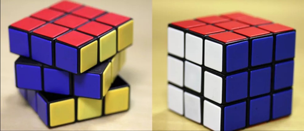 Imagem 14: Cubo Mágico finalizado após a realização de oito passos  — Foto: Reprodução/TechTudo