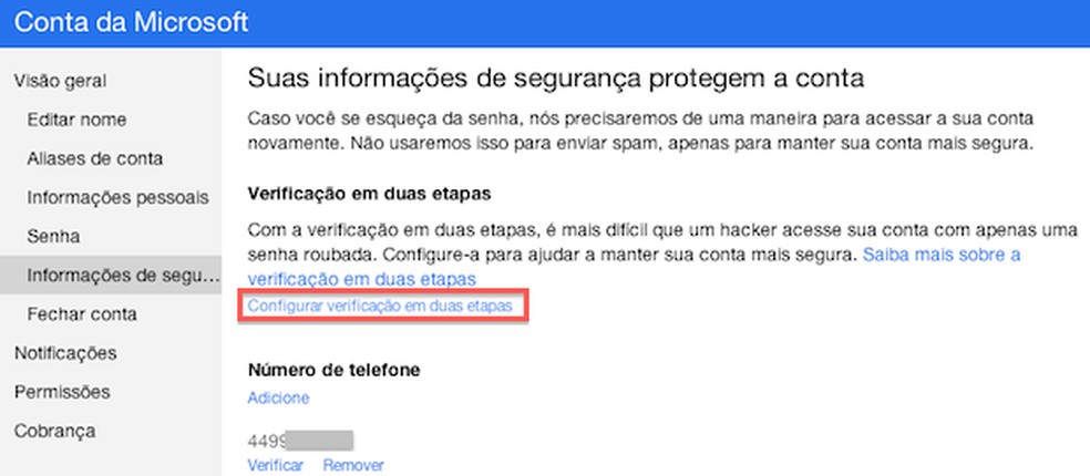 Como ativar a verificação em duas etapas no Yahoo