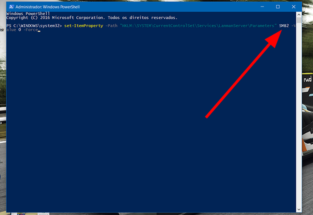 Como ativar e desativar o SMB no Windows
