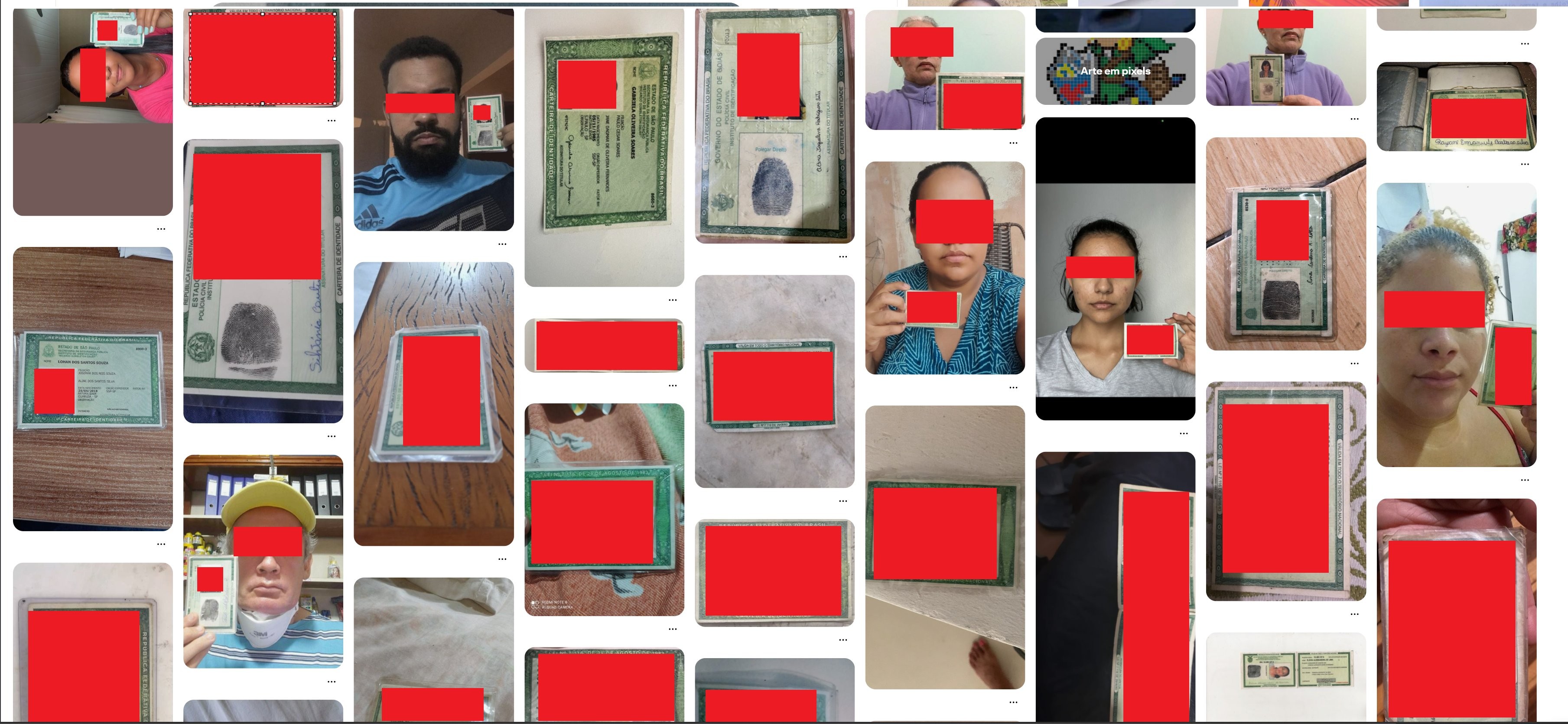 Documentos vazados no Pinterest estão expondo brasileiros a golpes; entenda