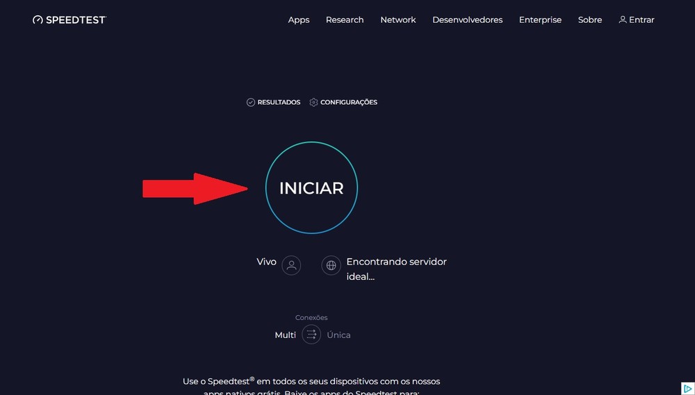 Como fazer teste de velocidade da Internet; veja como funciona