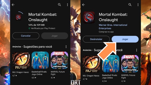 Como baixar Mortal Kombat: Onslaught de graça no Android ou iPhone (iOS)