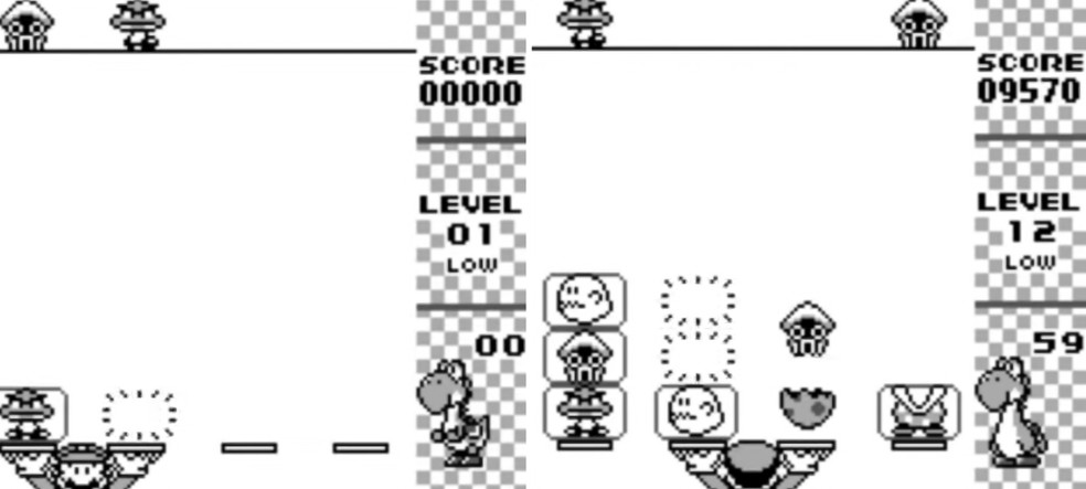 Jogo de puzzles do dinossauro verde é destaque da biblioteca do Game Boy — Foto: Reprodução/Kryschnack Longplay