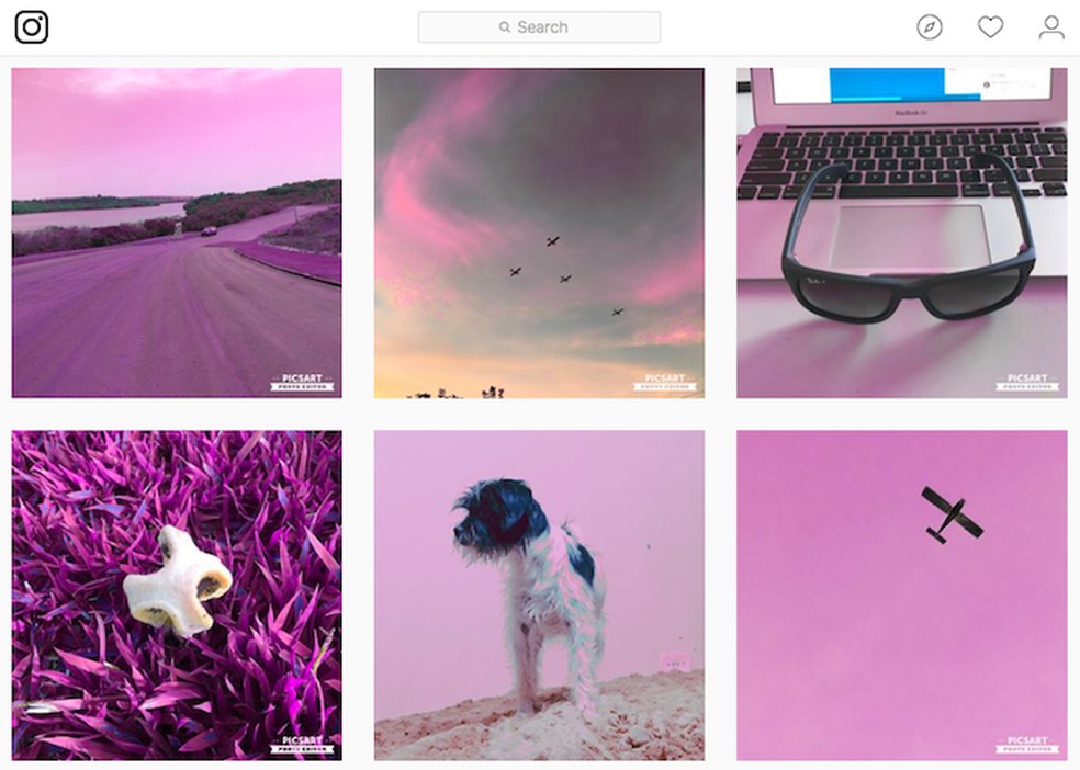 Feed organizado no Instagram: saiba deixar suas fotos em tons de rosa