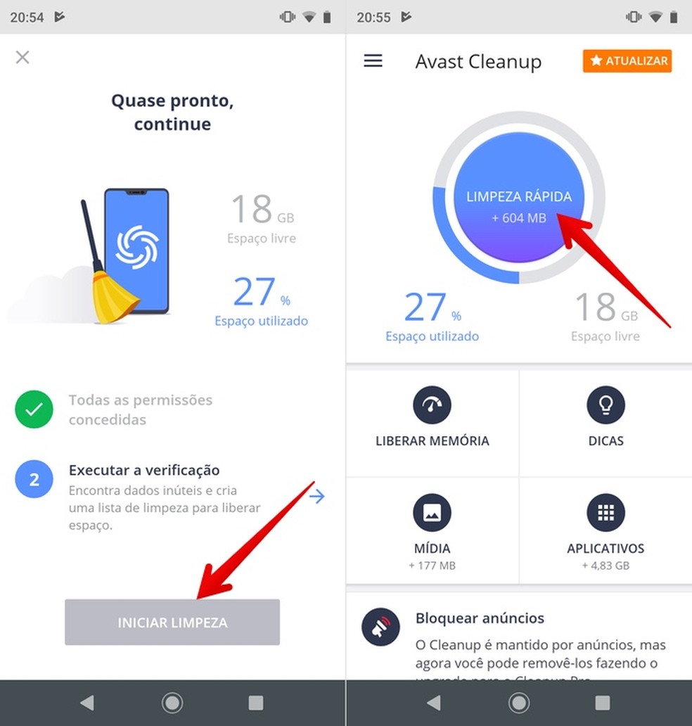 Avast Cleanup limpa arquivos do Android para melhorar sua performance