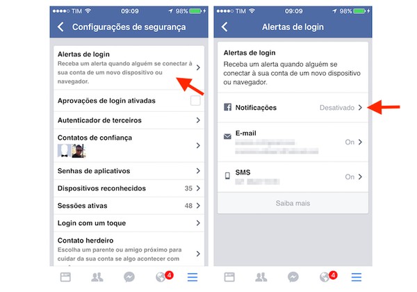 Como saber qual dispositivo fez login no seu Facebook pelo celular