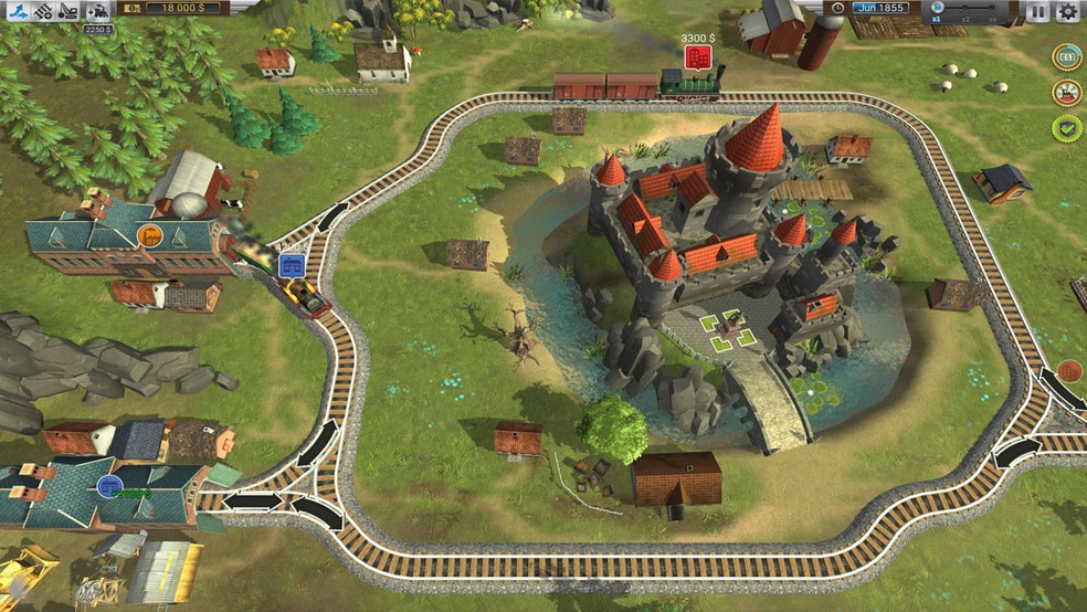 Train Valley World traz um simulador de malha rodoviária inspirado por clássicos do gênero — Foto: Reprodução/Steam