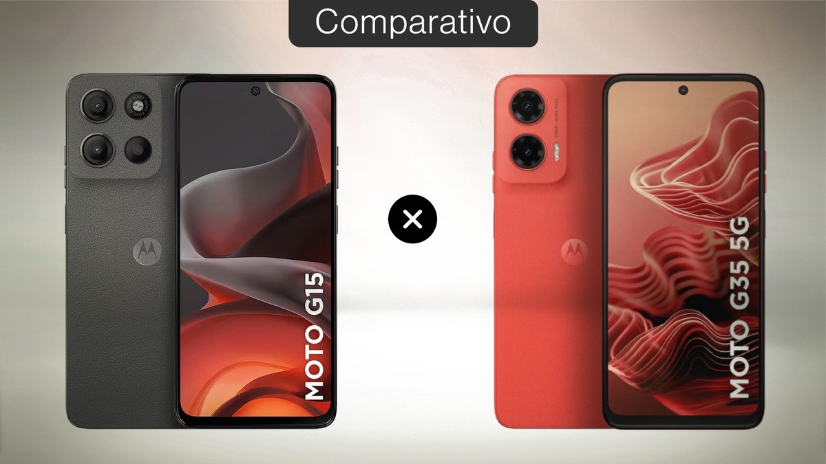 Moto G15 vs Moto G35: qual é o melhor celular barato da Motorola?