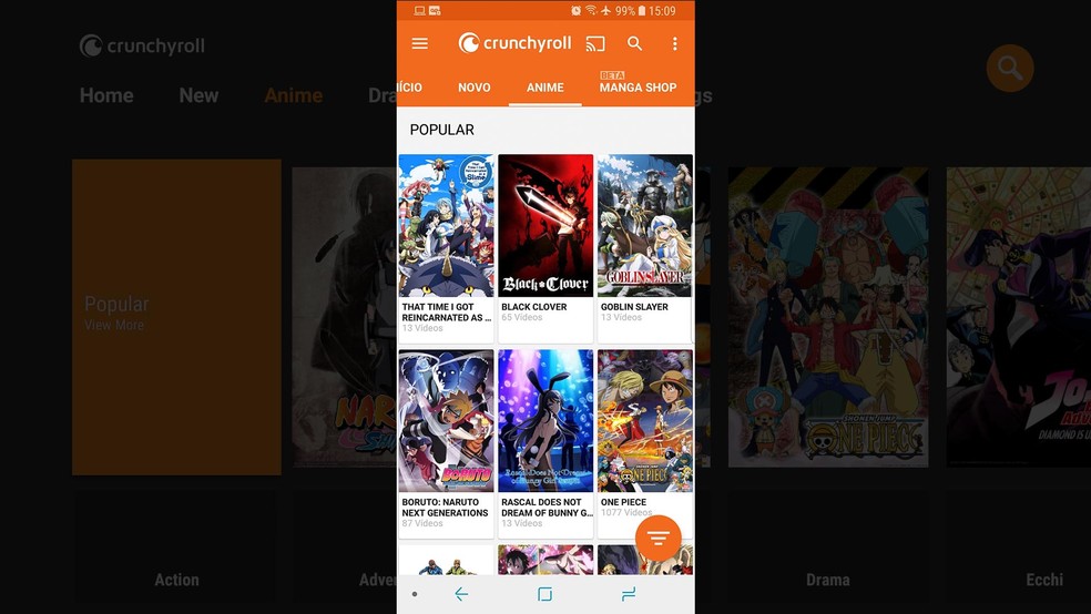 Como assistir animes no smartphone ou no tablet com o app CrunchyRoll -  TecMundo