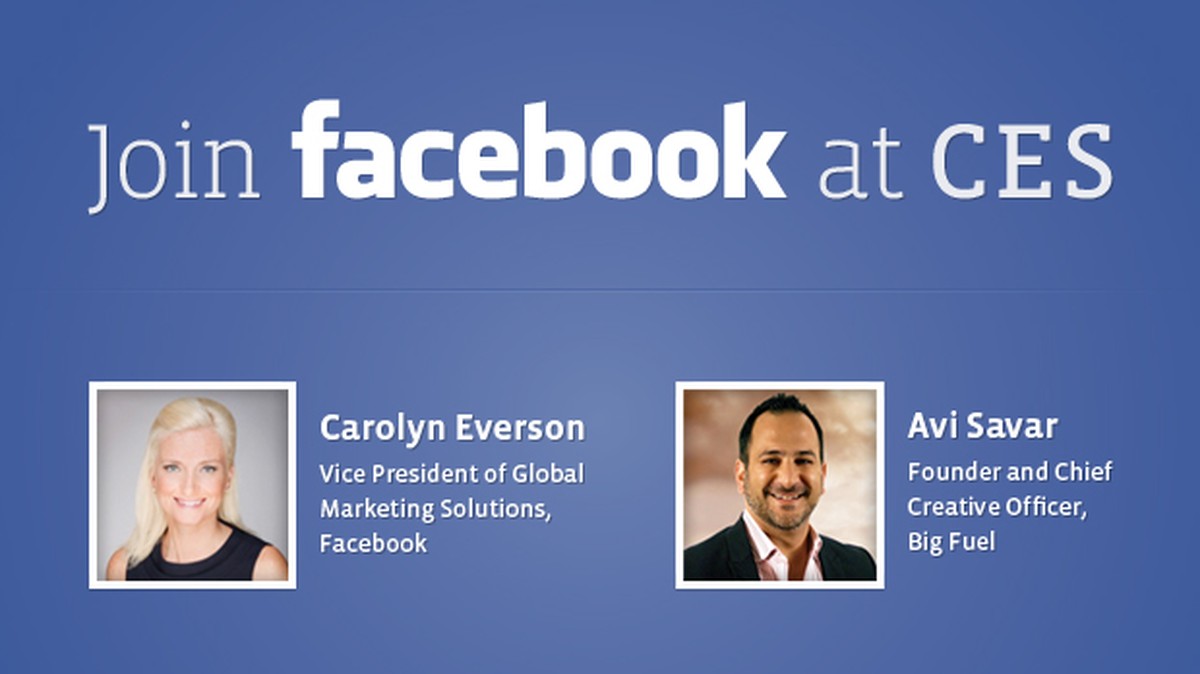Facebook também estará na CES 2012