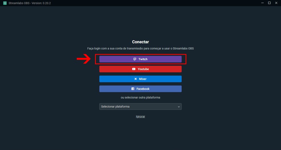 Como configurar o Streamlabs para a Twitch