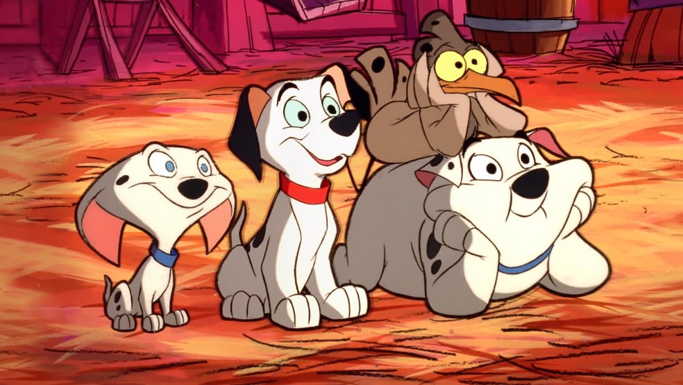 Queridinha, Pingo e Roliço em 101 Dálmatas, a série — Foto: Divulgação/Disney+