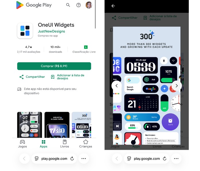 OneUI Widgets APK: vale a pena fazer o download gratuito do app pago?
