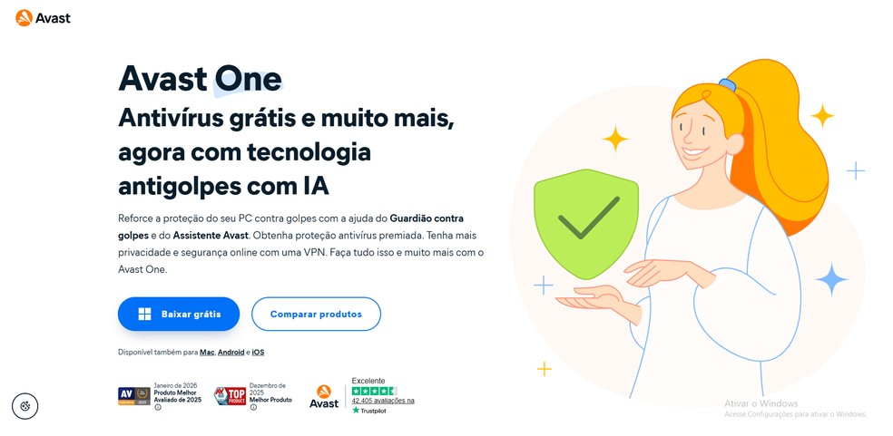  Reprodução / Avast One