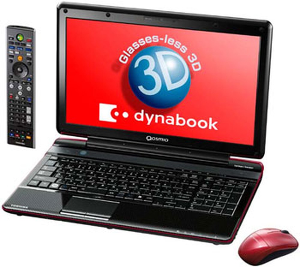 Novo notebook Toshiba Qosmio T851/D8DR com 3D sem precisar de óculos